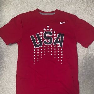 Nike dri fit red Olympic team USA T-shirt